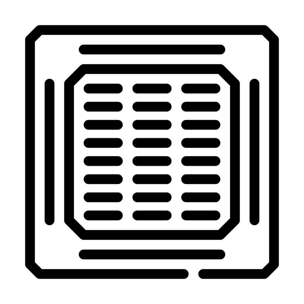 ceiling filter line icon vector illustration flat