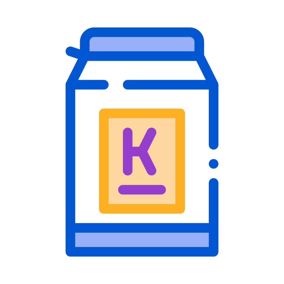 can of kefir icon vector outline illustration