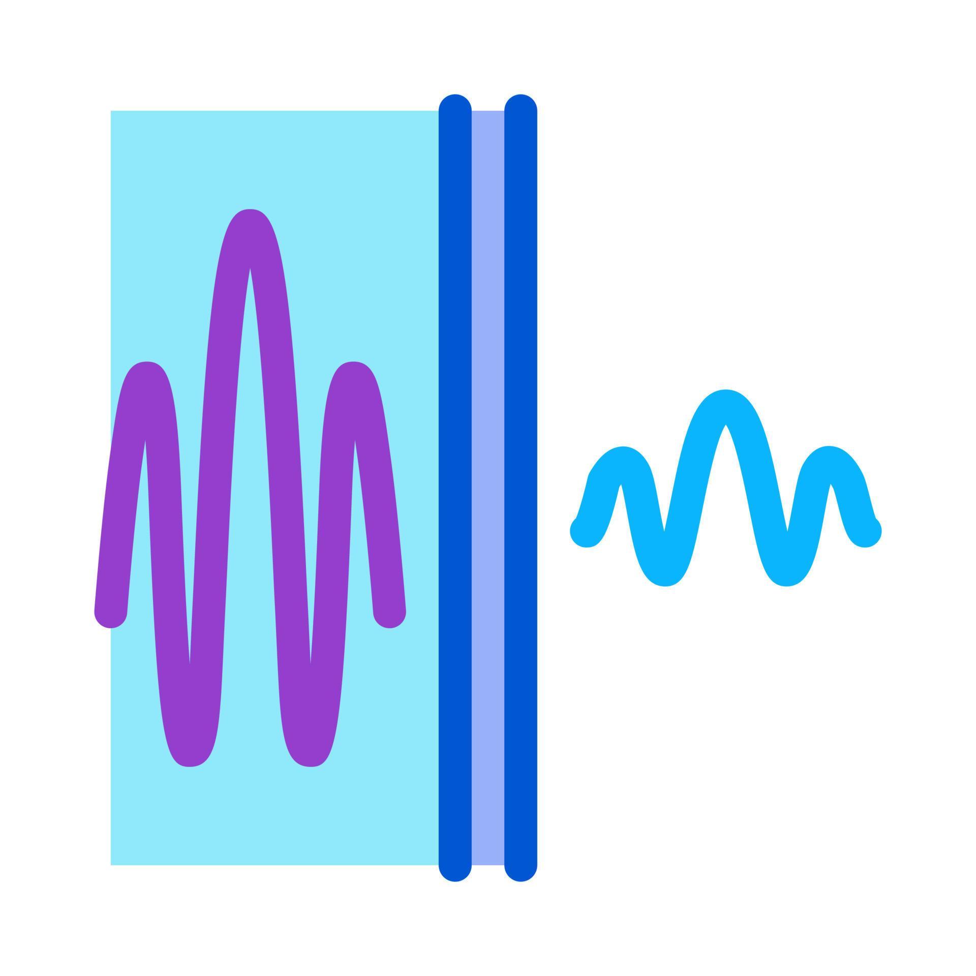 sound and silence icon vector outline illustration 17553325 Vector Art