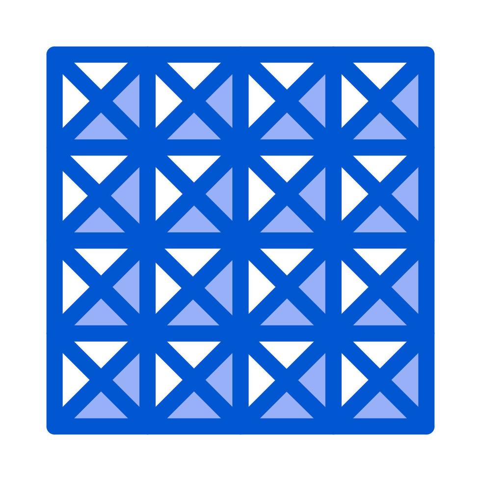 three d floor tiles icon vector outline illustration