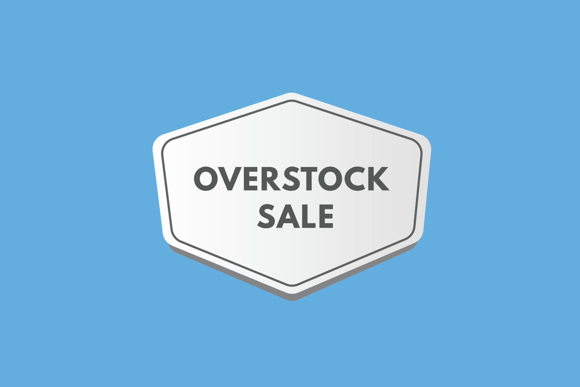 overstock sale text Button. overstock sale Sign Icon Label Sticker 
