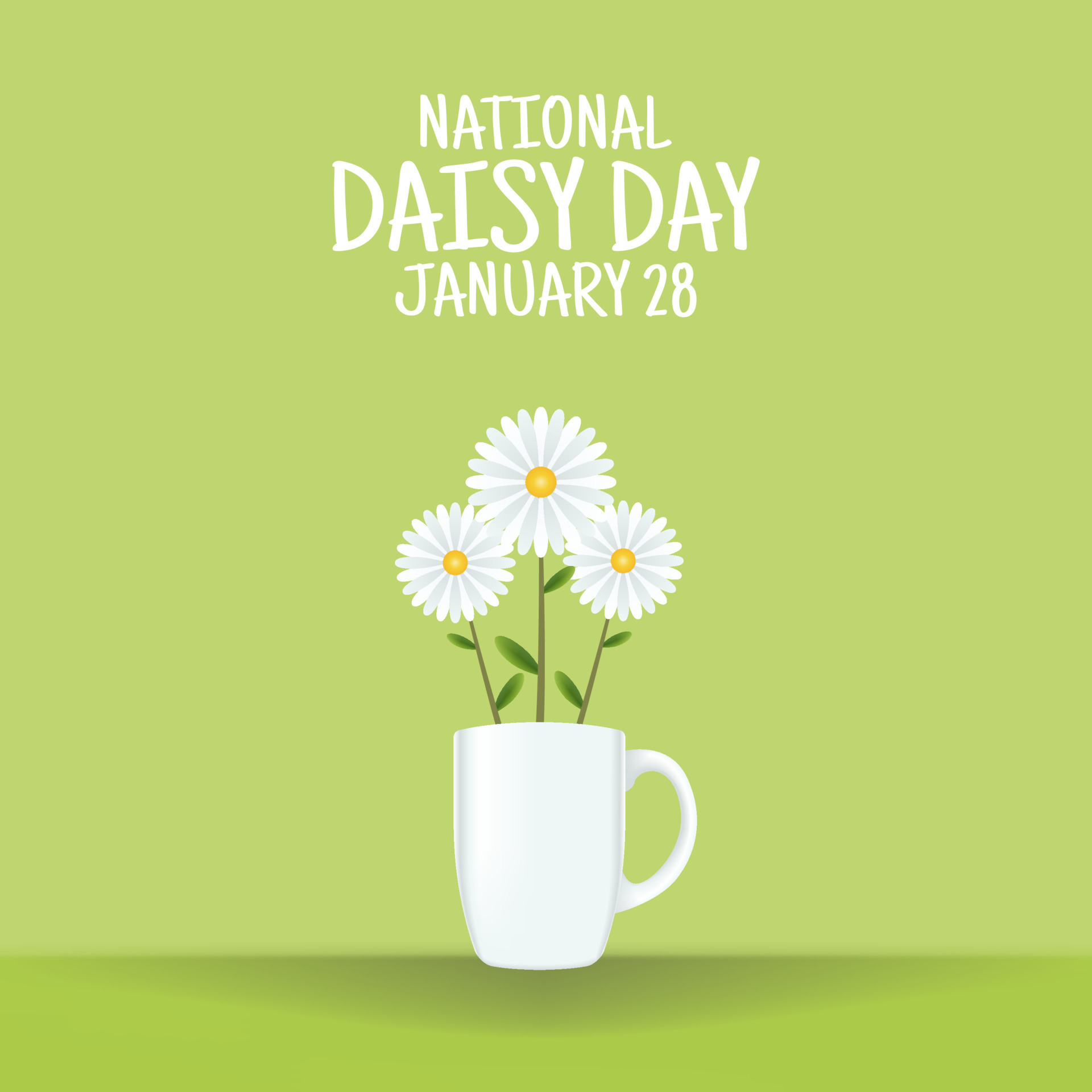 vector graphic of national daisy day good for national daisy day