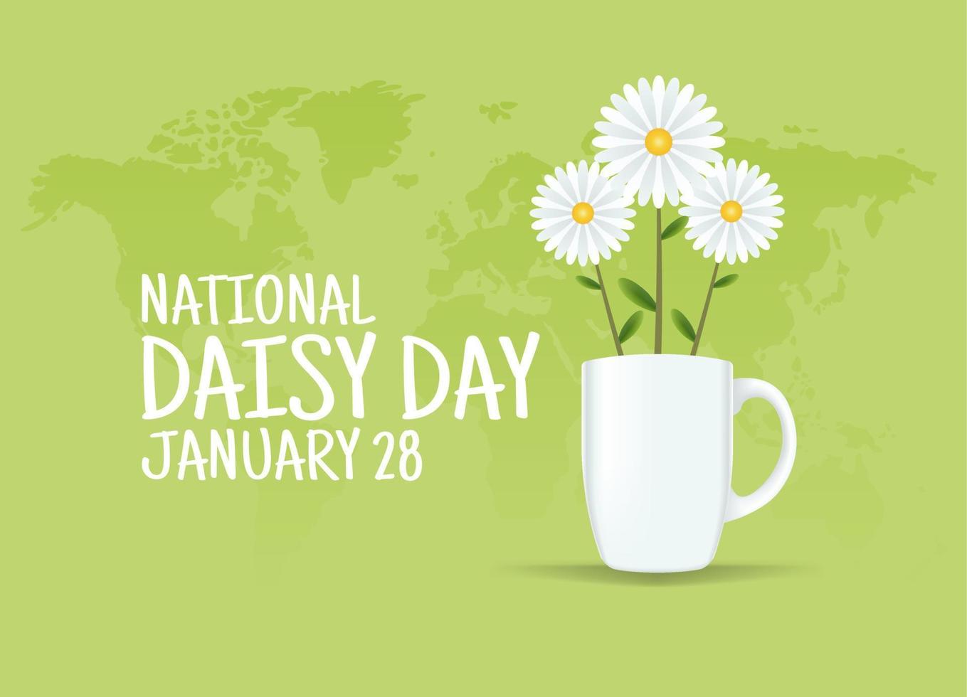 vector graphic of national daisy day good for national daisy day