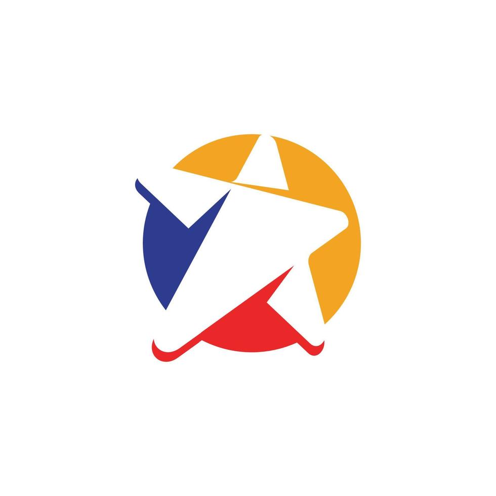 Star icon Template vector