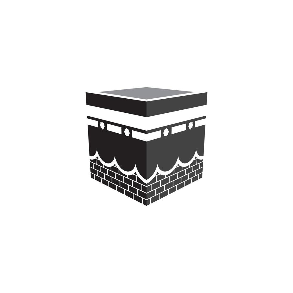 kaaba vector illustration icon