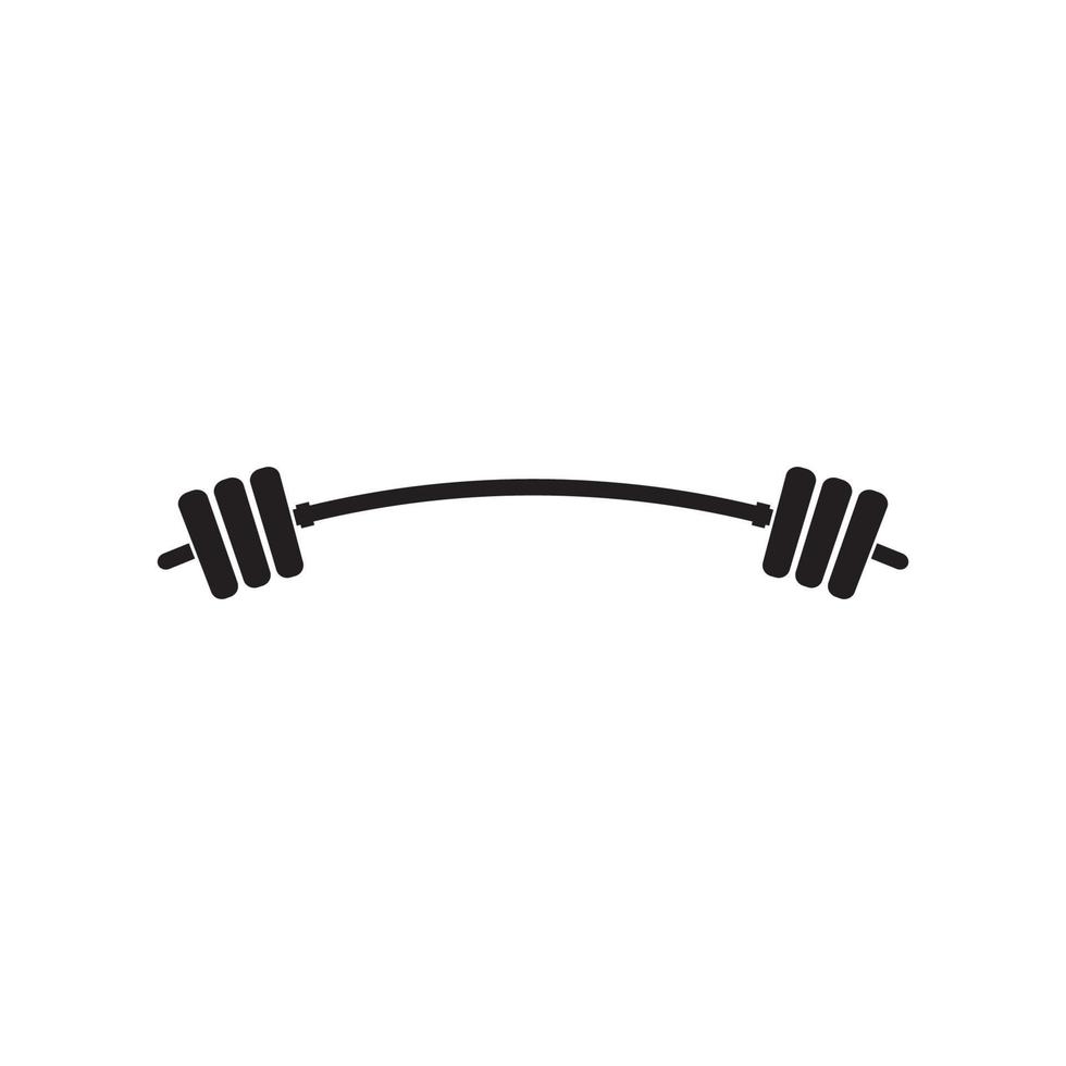 Barbel, Dumbbell Gym Icon Logo template vector