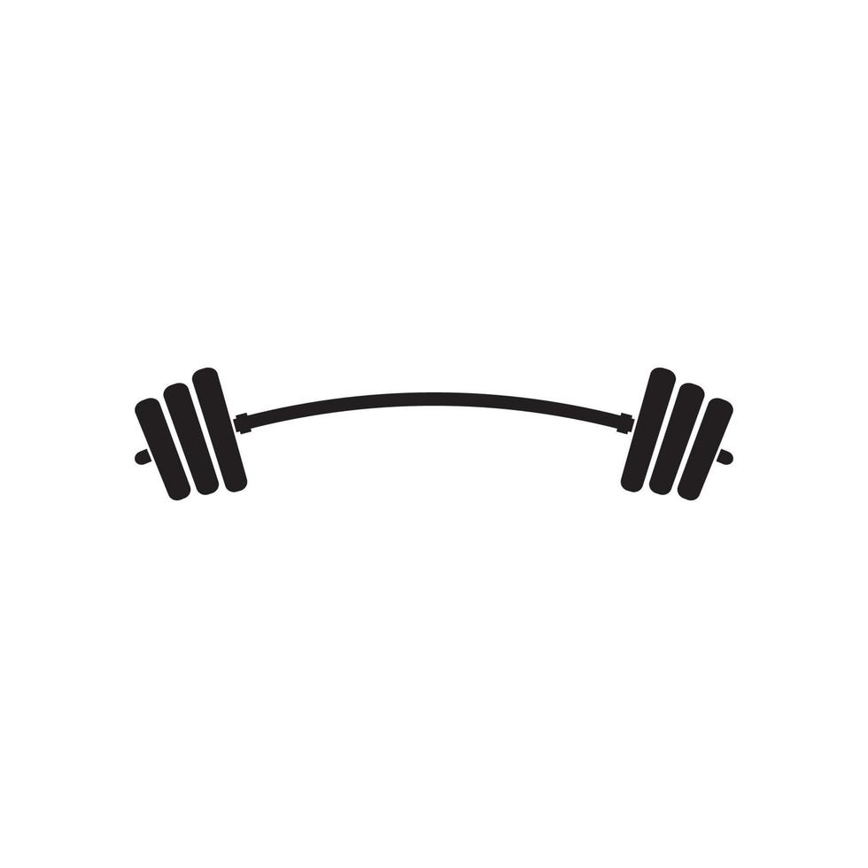 Barbel, Dumbbell Gym Icon Logo template vector