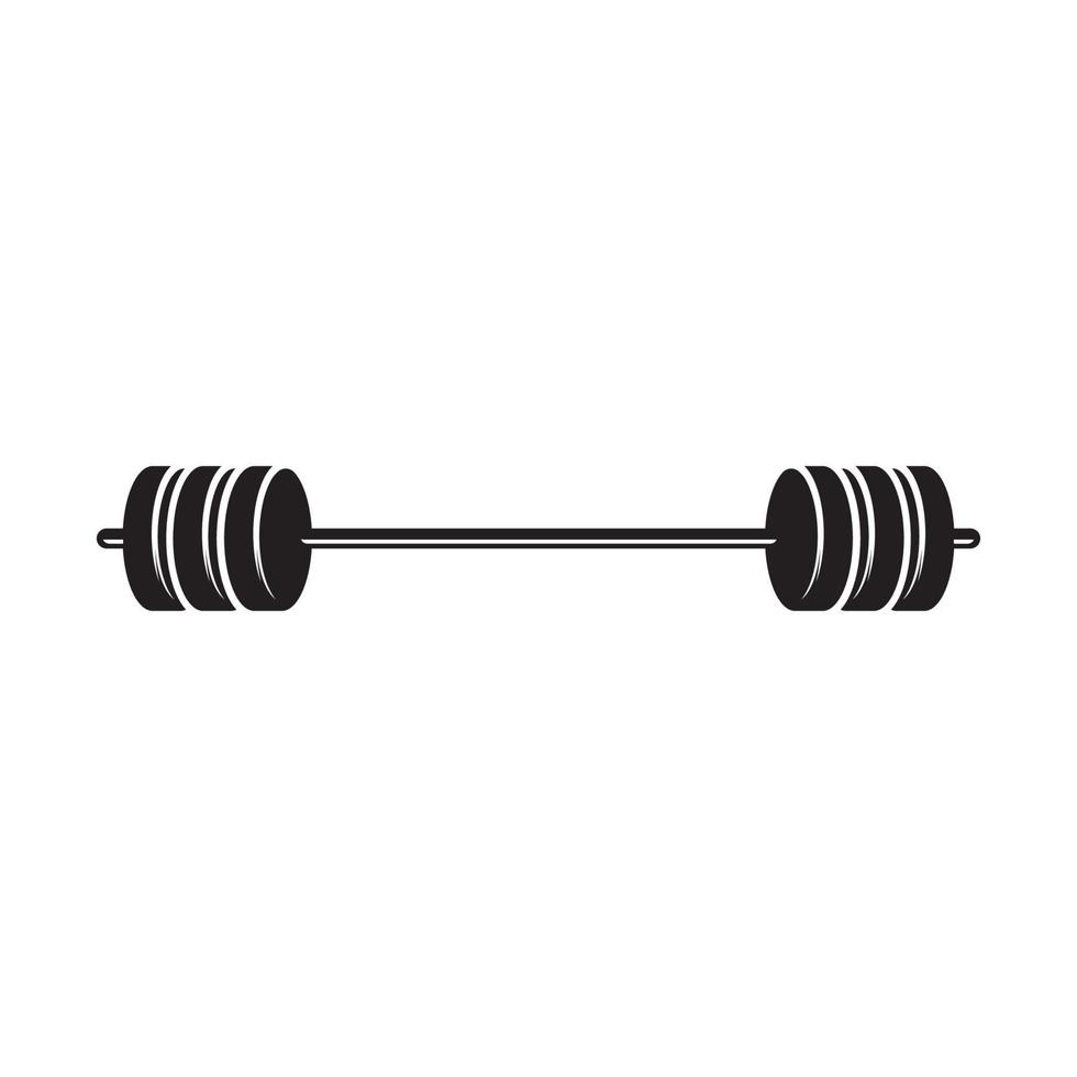 Barbel, Dumbbell Gym Icon Logo template vector