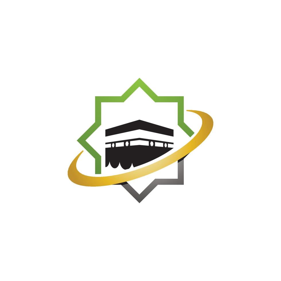 kaaba vector illustration icon