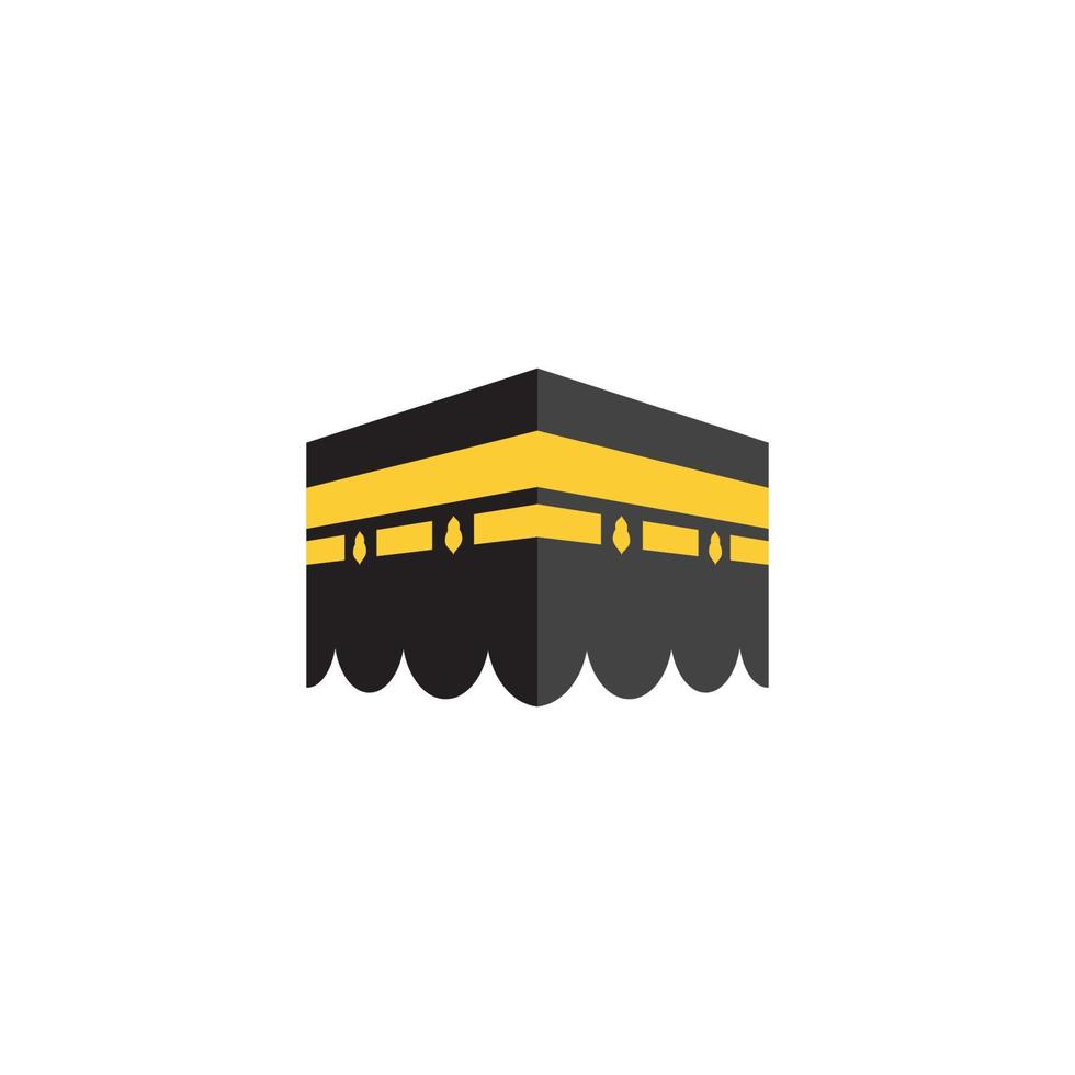 icono de ilustración de vector de kaaba