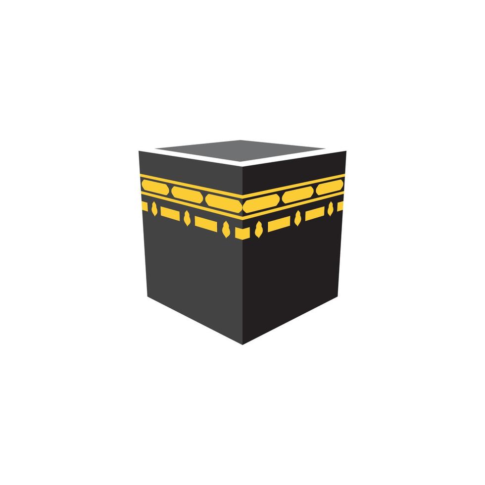 kaaba vector illustration icon