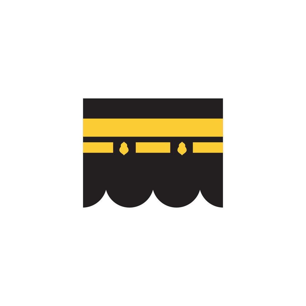 kaaba vector illustration icon