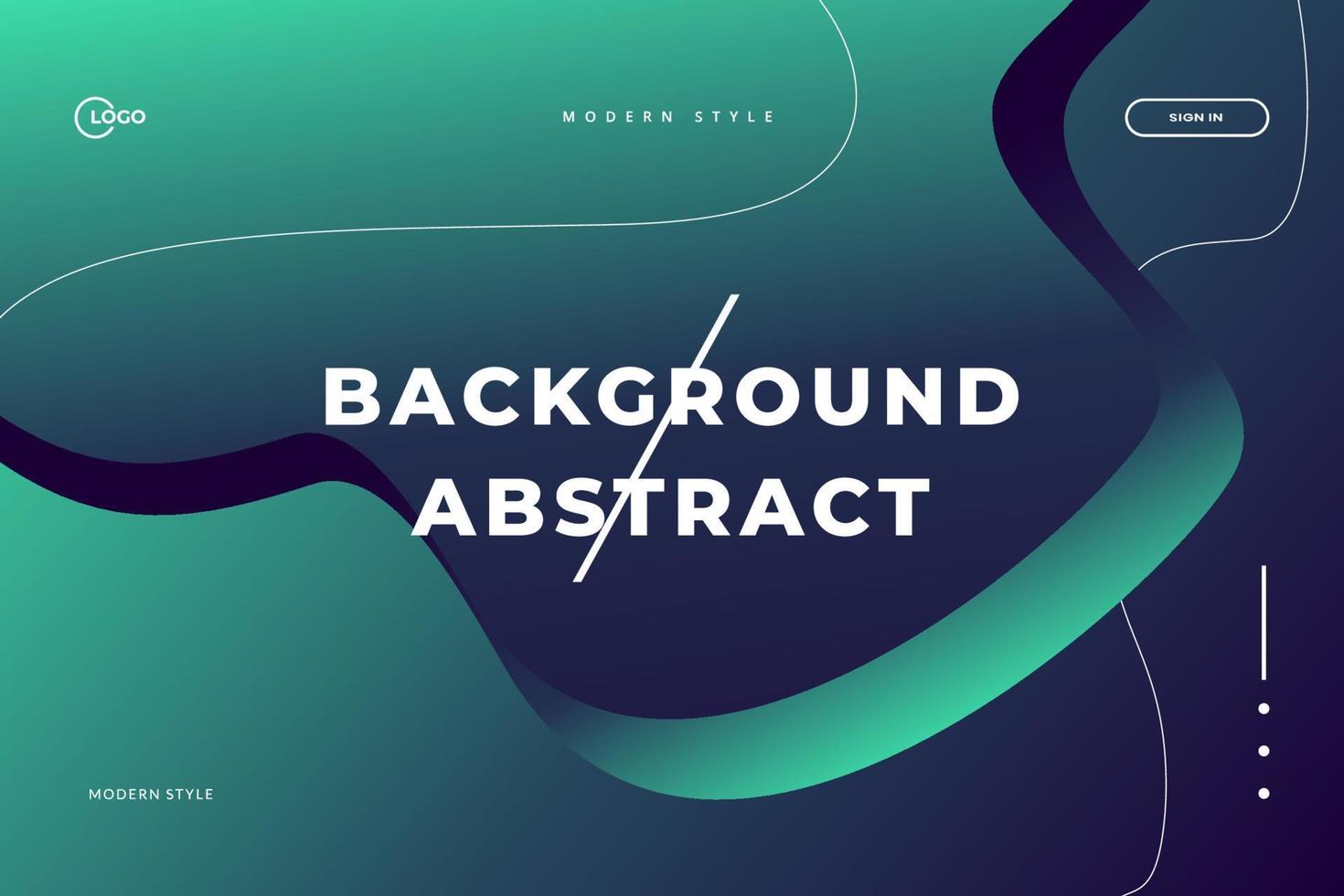 Abstract trendy gradient background for landing pages. Can be used for posters, placards, brochures, banners, web pages, headers, covers vector