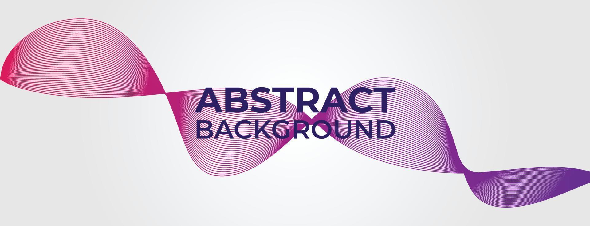 Abstract Gradient Pink and Purple Wave Lines Background Design vector