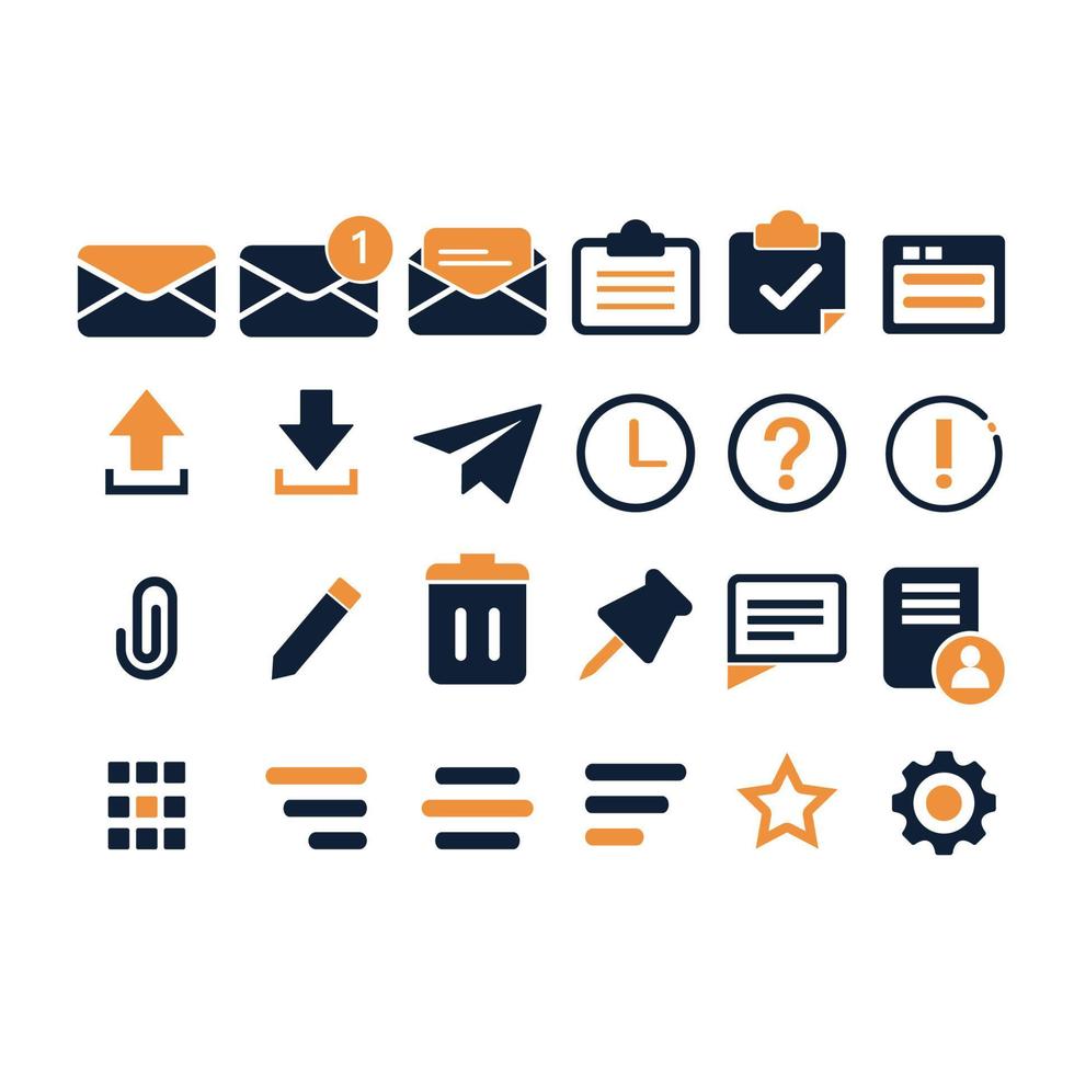 Simple web mail system icon vector illustration