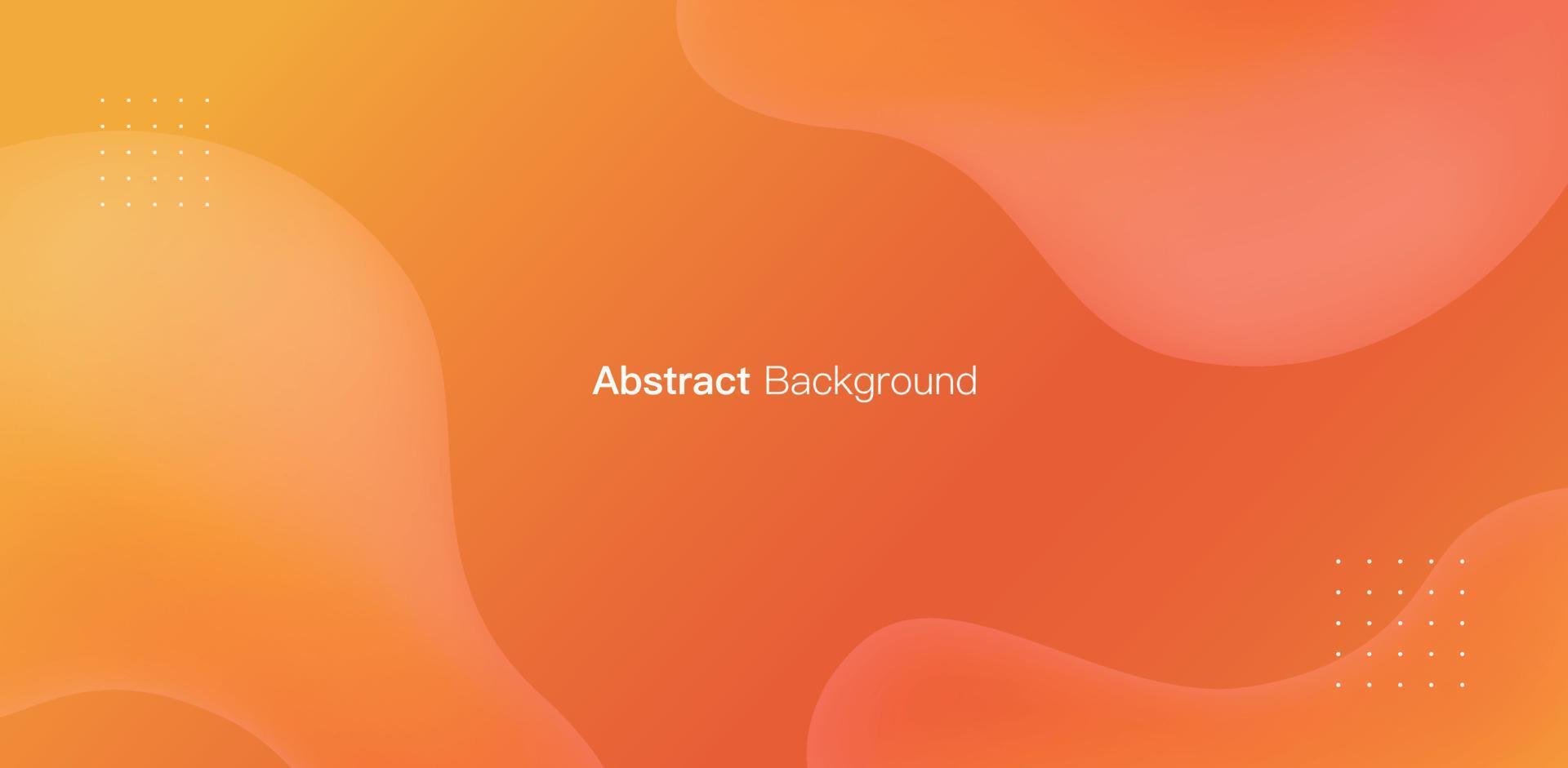 Abstract orange background with shadow vector illustration