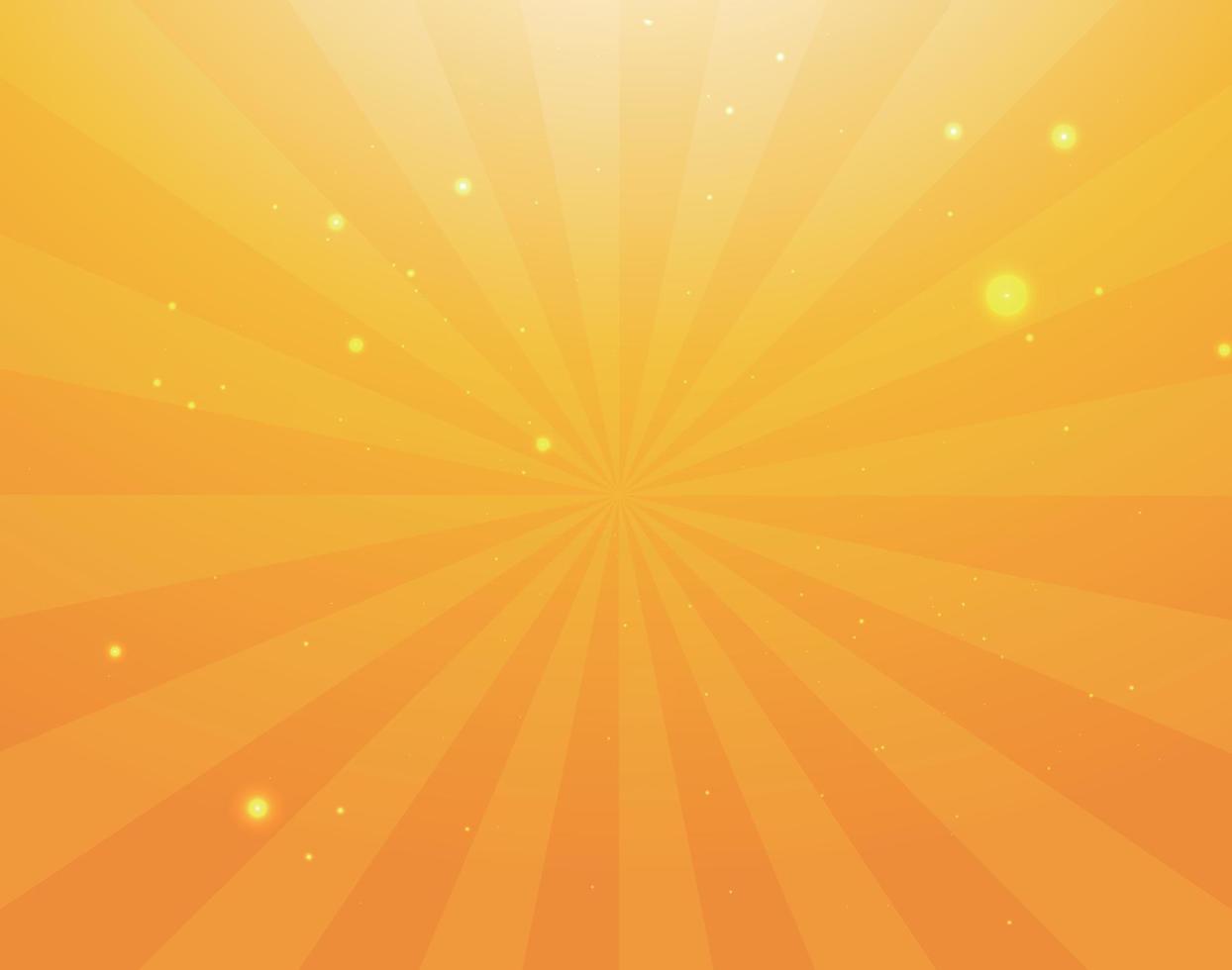 Background material. Yellow gradation illustration with concentrated lines vector