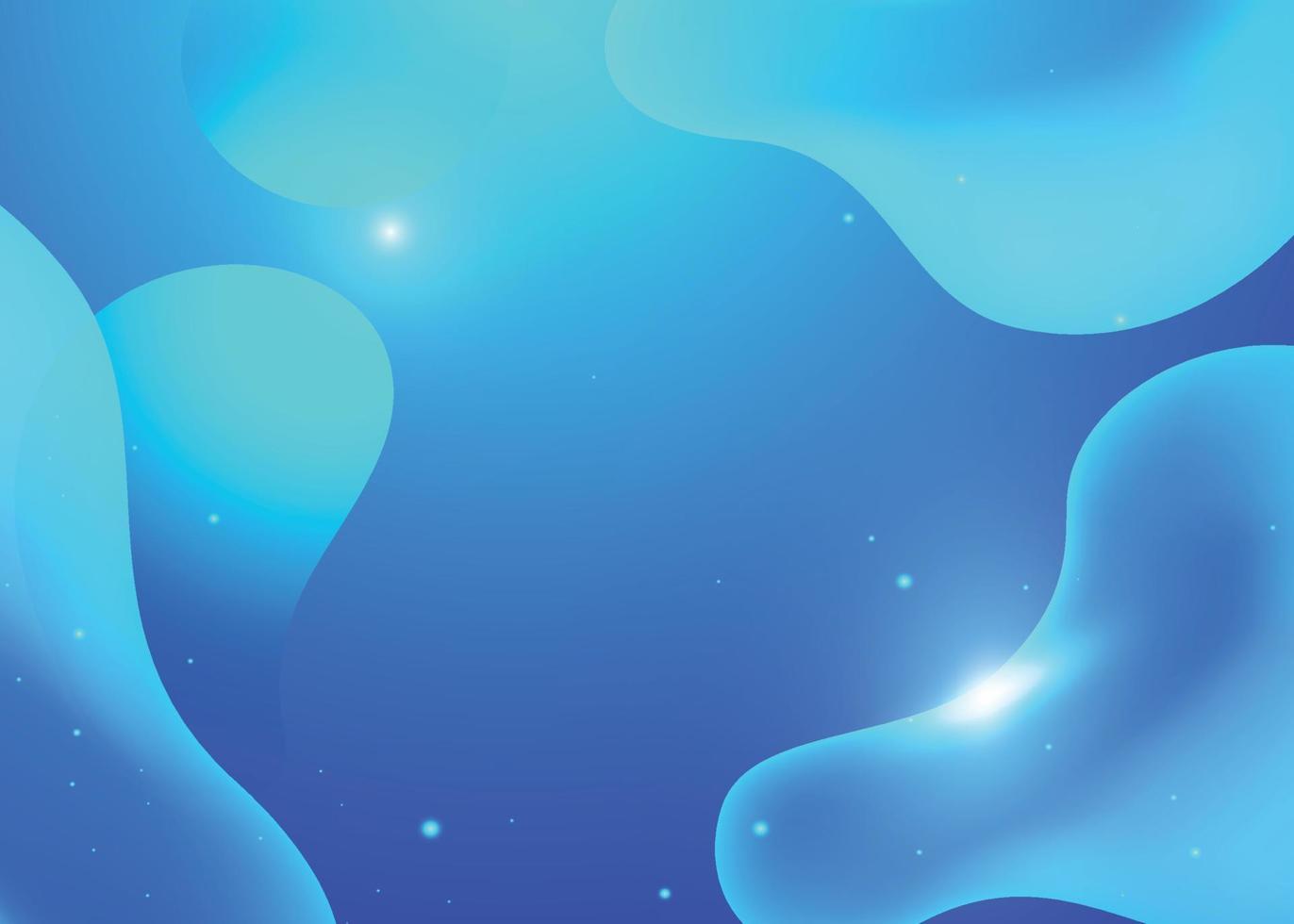 Abstract blue background with bubble vector illustration