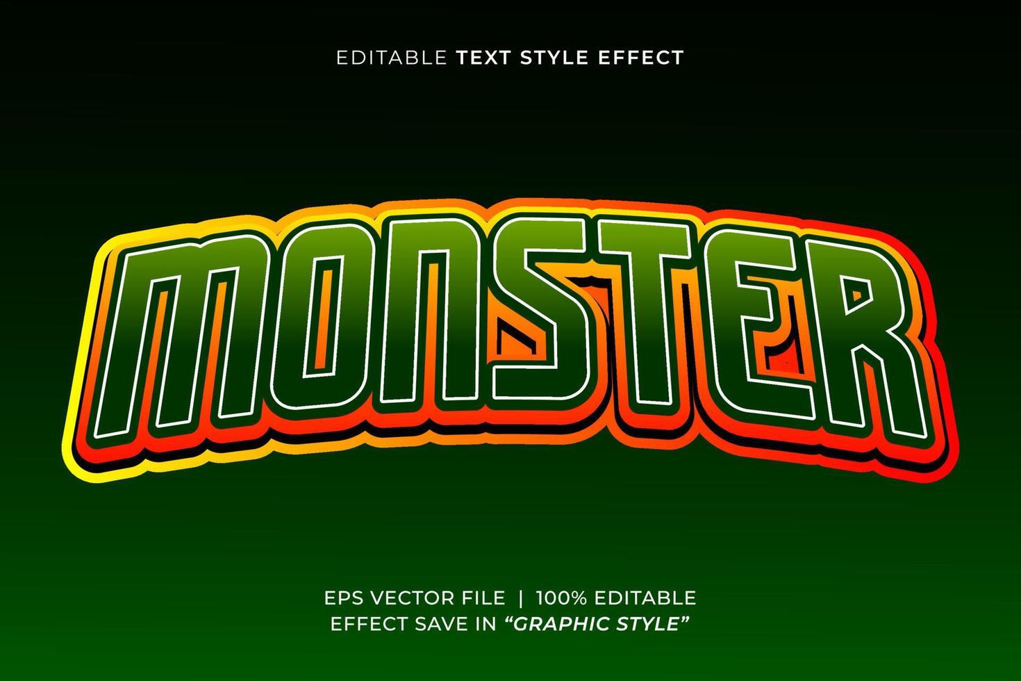 Gaming esport editable text effect vector