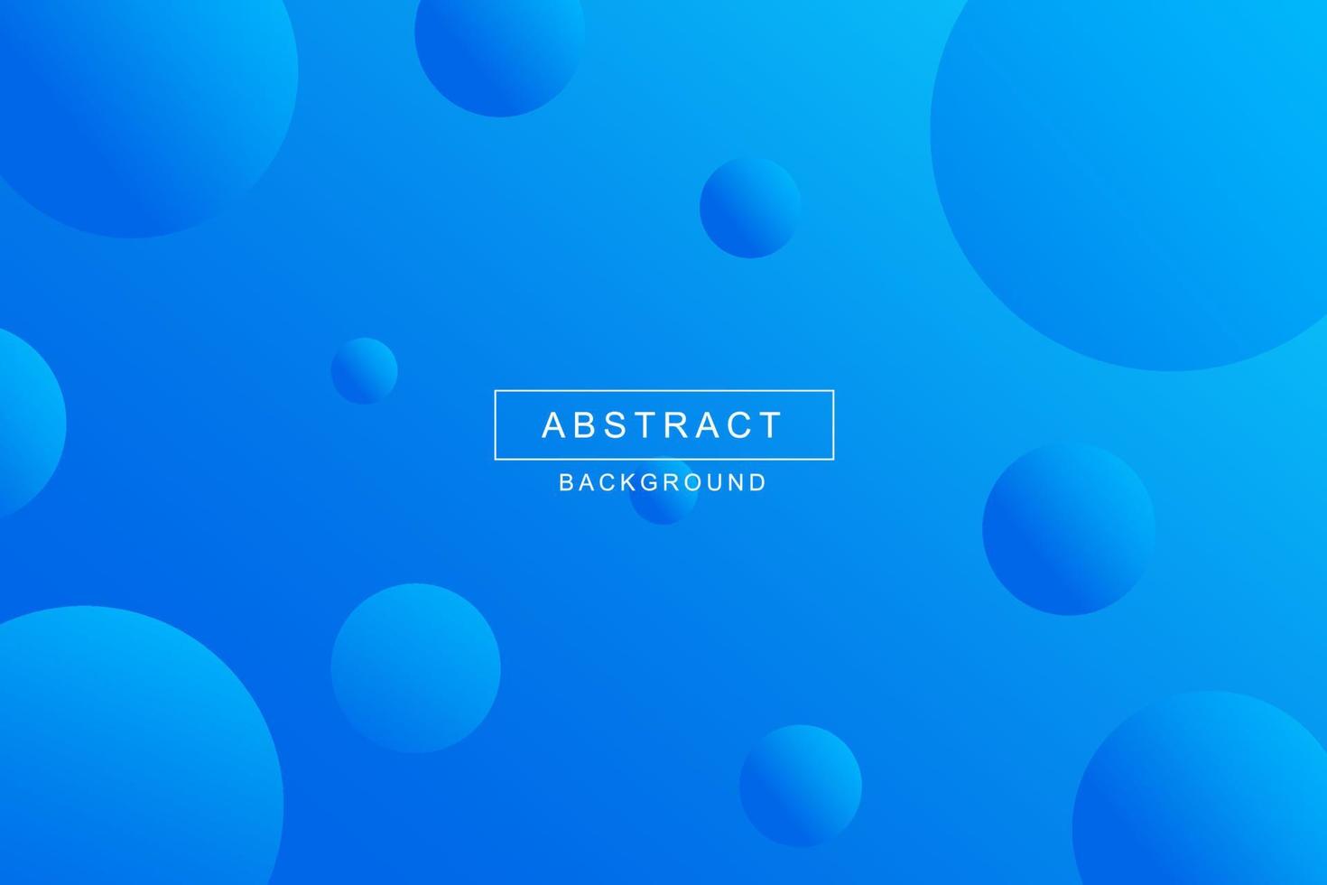 Abstact liquid blue bubble background vector