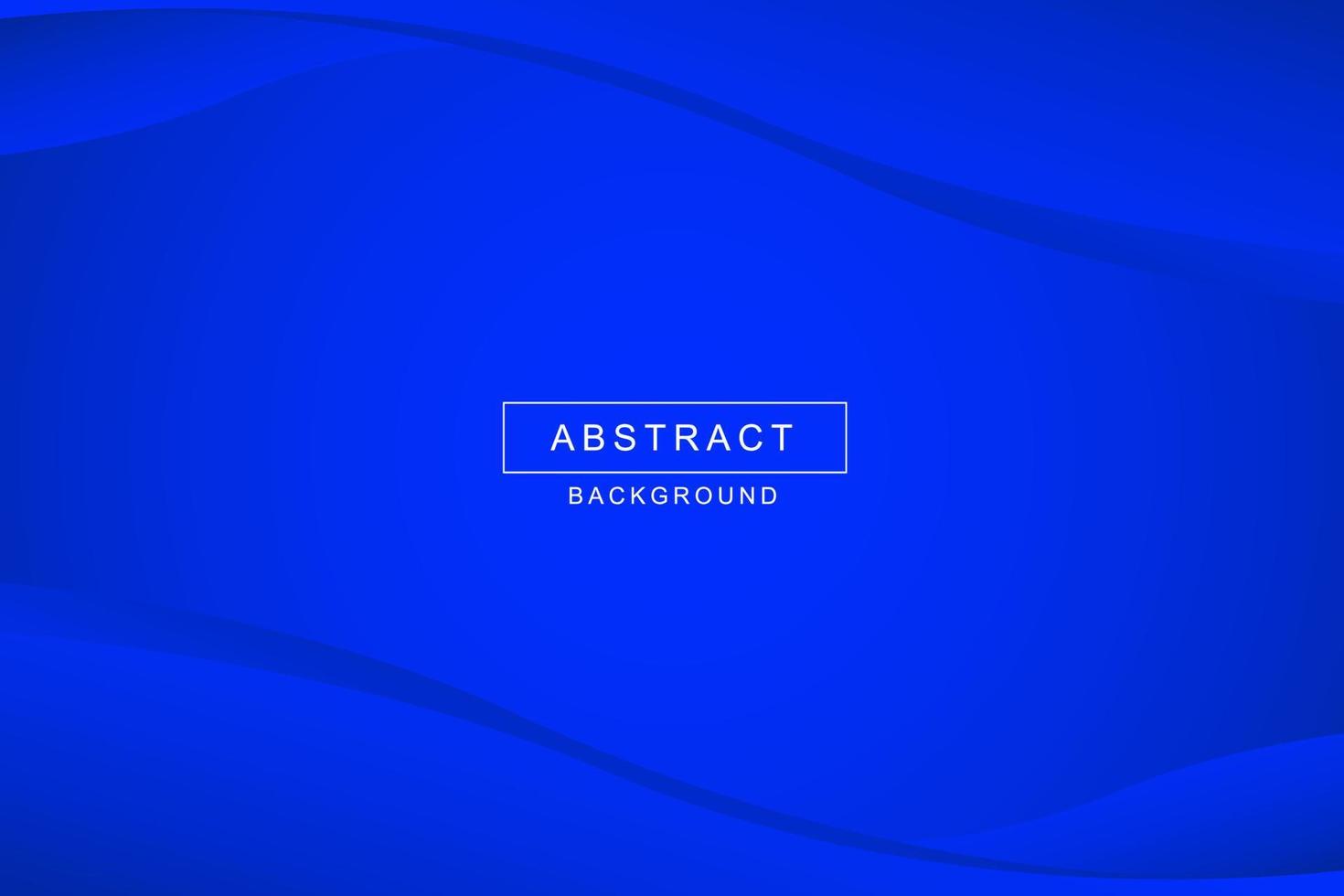 Abstract blue wave background vector