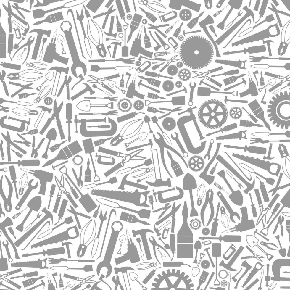 Grey background from tools. A vector illustration