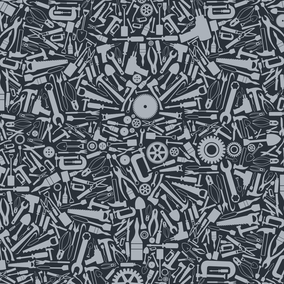 Grey background from tools. A vector illustration