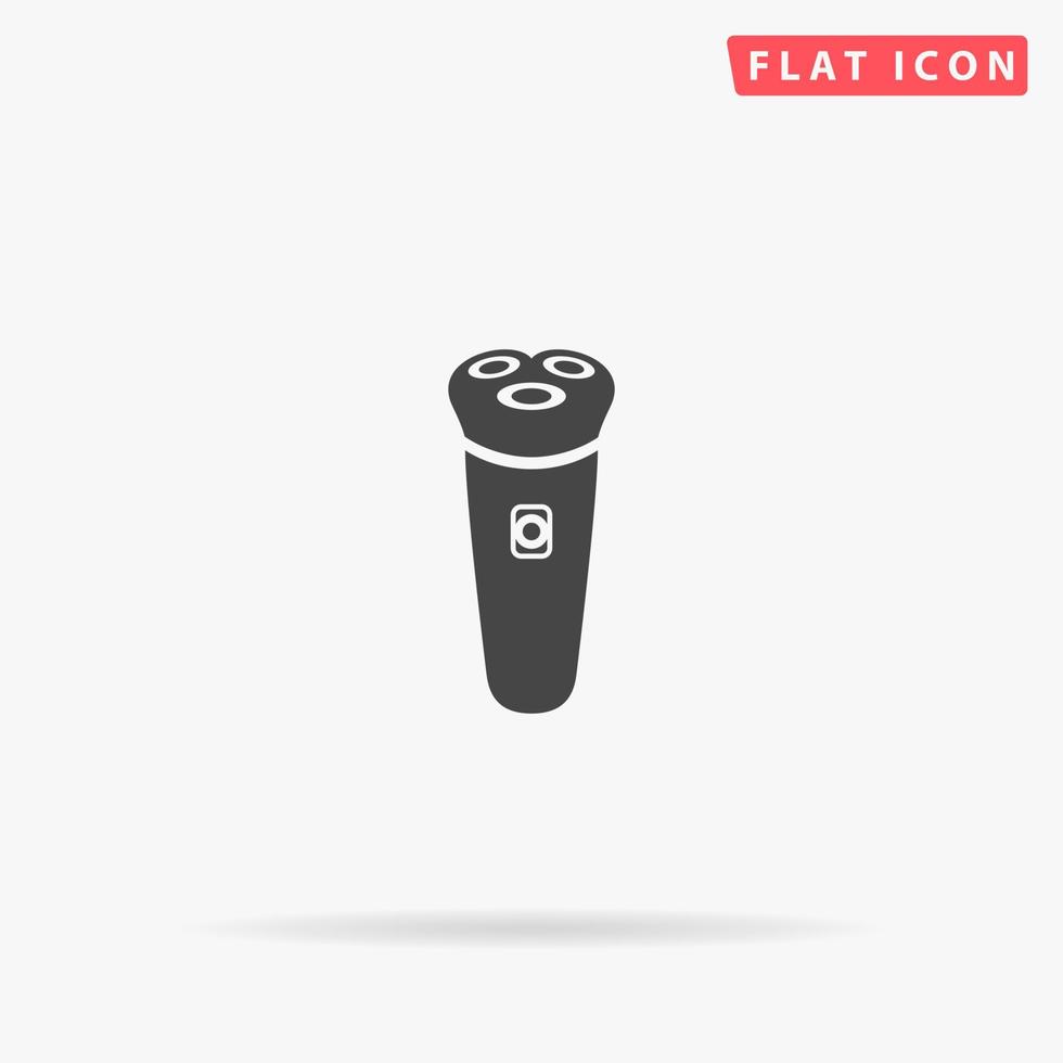 Electric Shaver flat vector icon. Hand drawn style design illustrations.