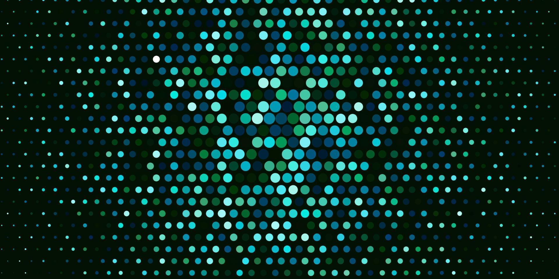 textura de vector azul claro, verde con discos.