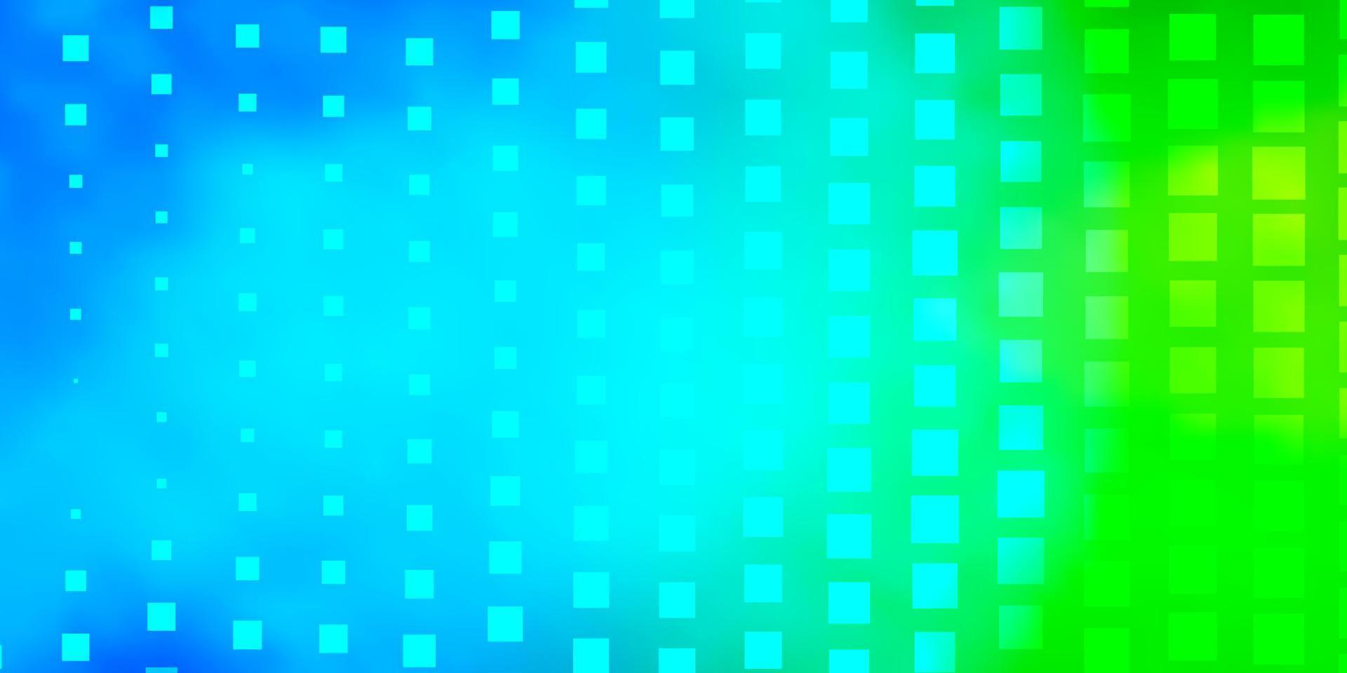 Light Blue, Green vector layout with lines, rectangles.