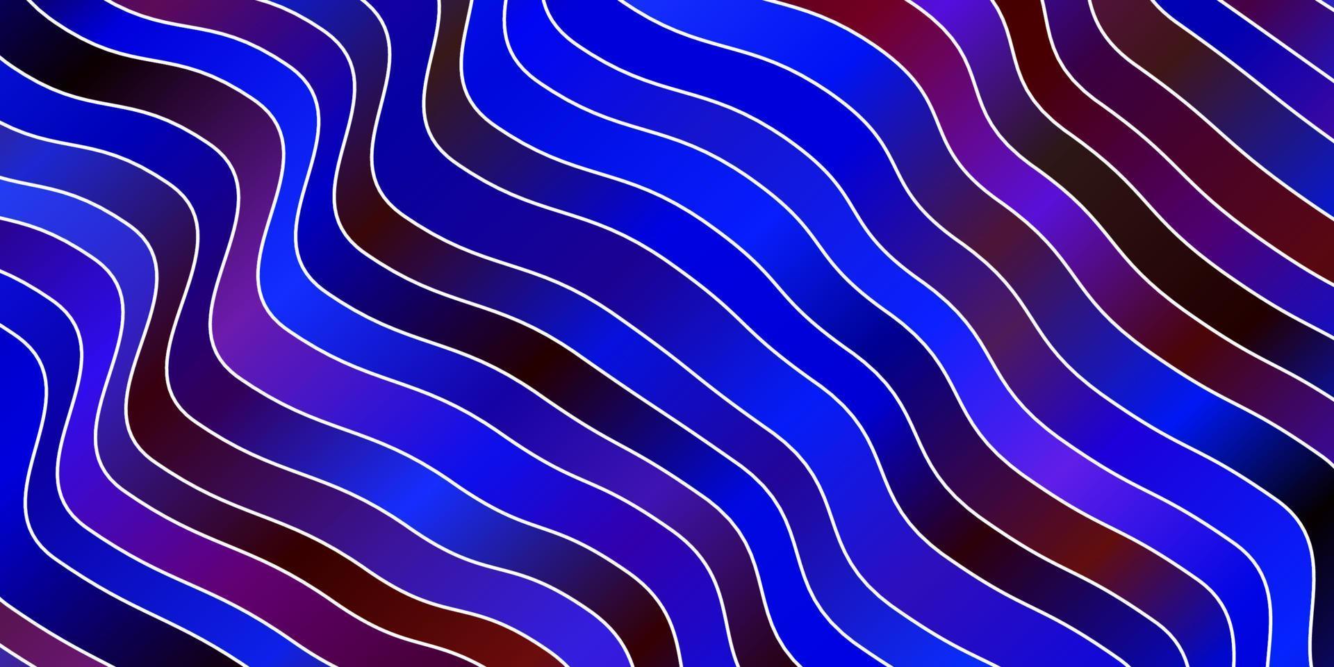 Dark Blue, Red vector layout with curves.