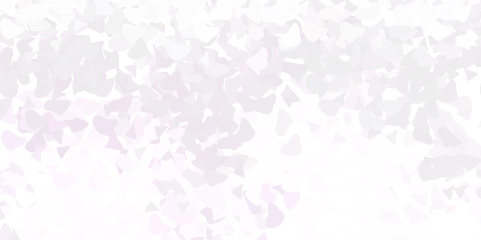 Light purple vector template with abstract forms.