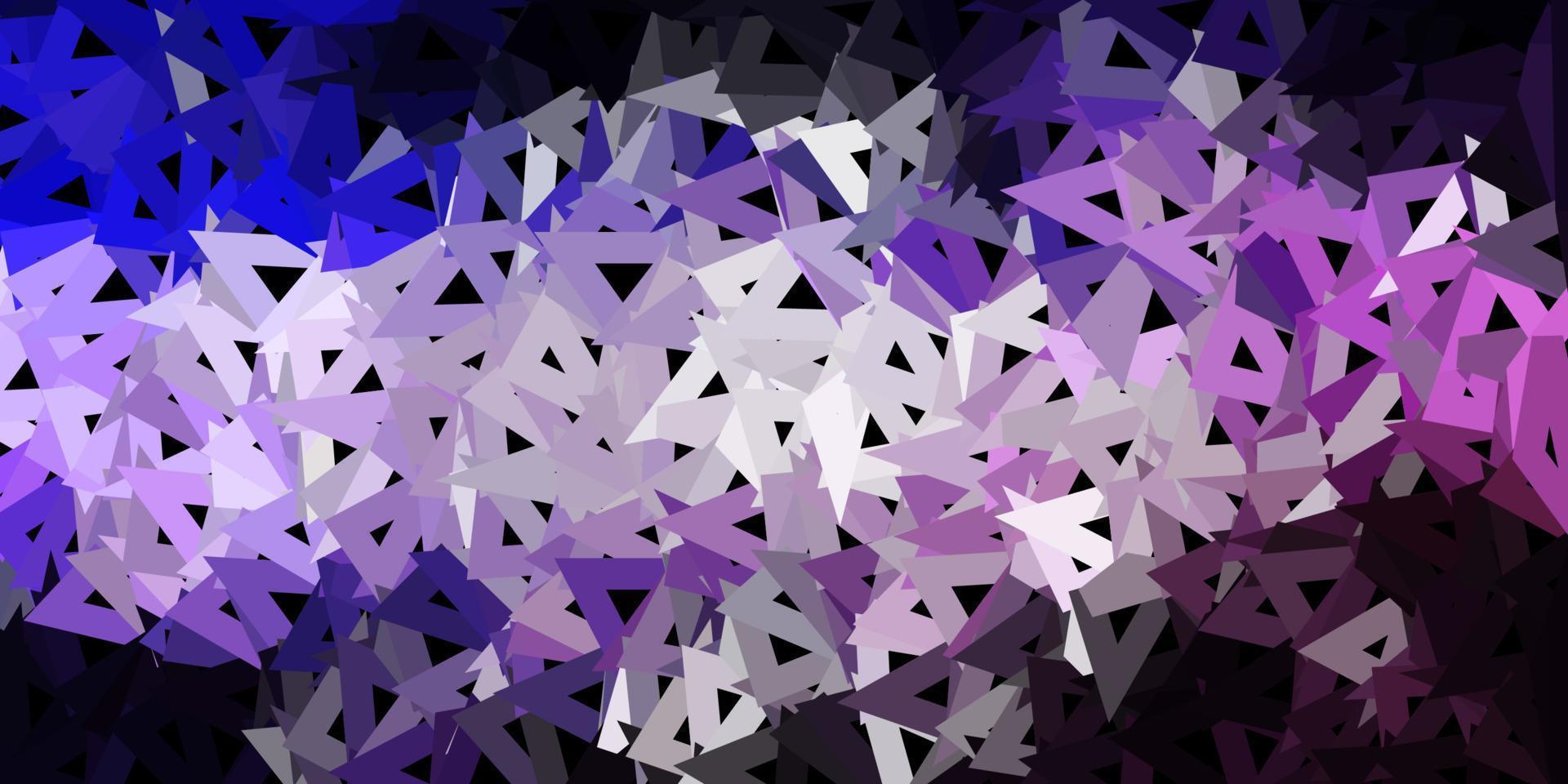 Light purple vector polygonal background.