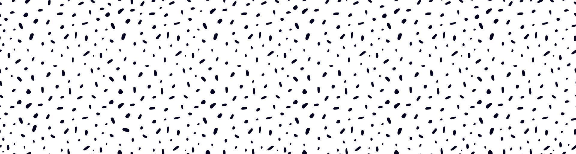 Polka dots or bullet journal texture. Seamless monochrome pattern. Dotted background. Soft abstract geometric pattern. vector