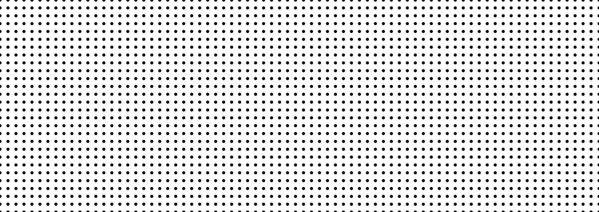 Polka dots or bullet journal texture. Seamless monochrome pattern. Dotted background. Soft abstract geometric pattern. vector