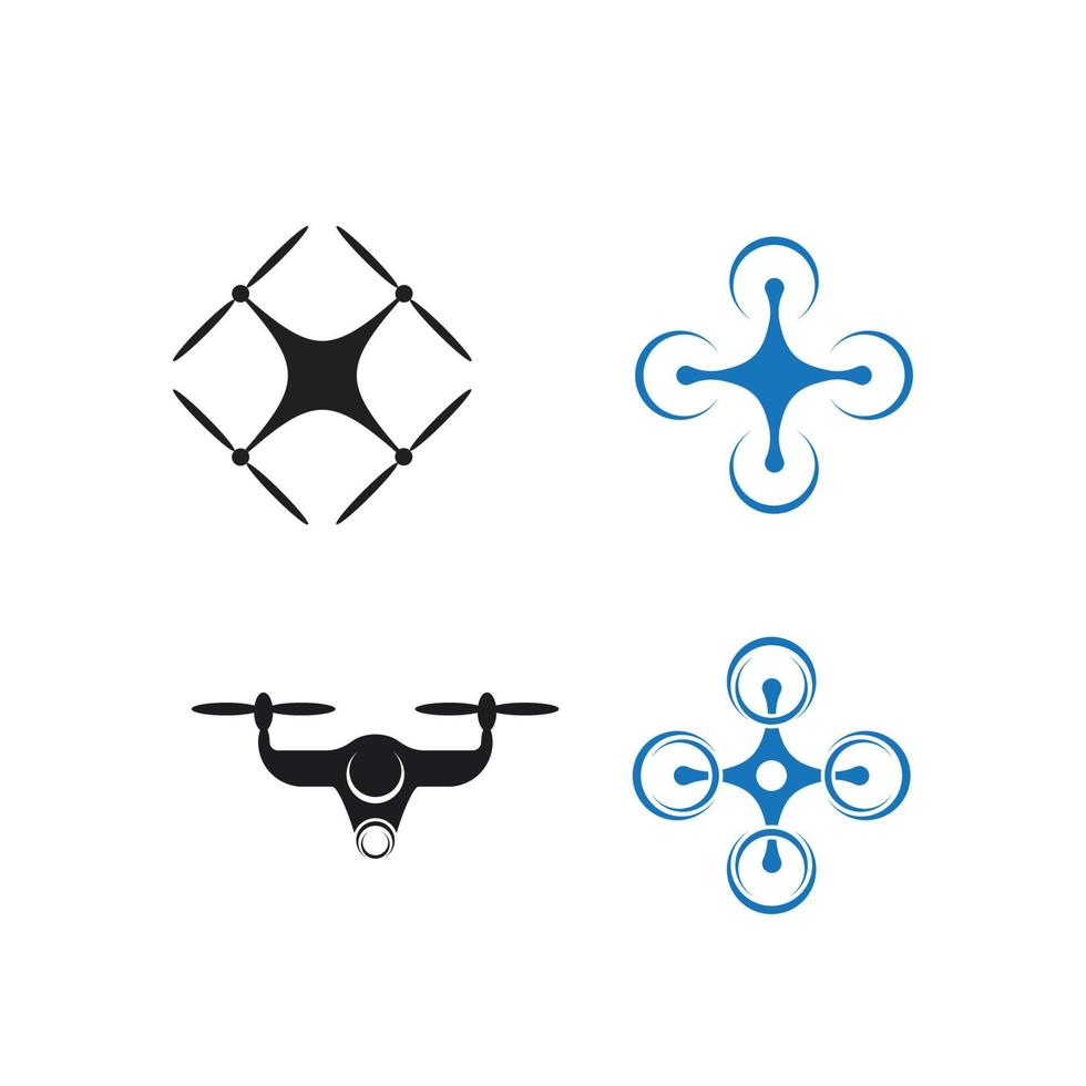 vector logo de drone