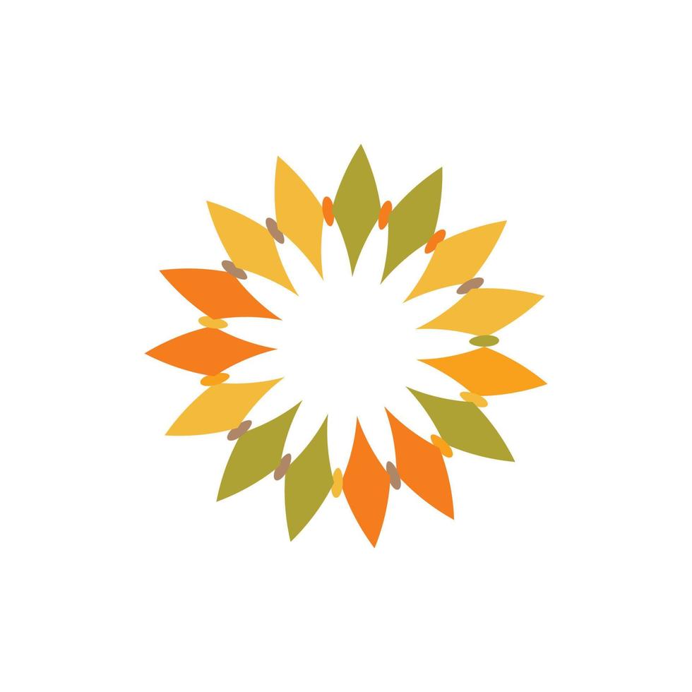 flower logo vector