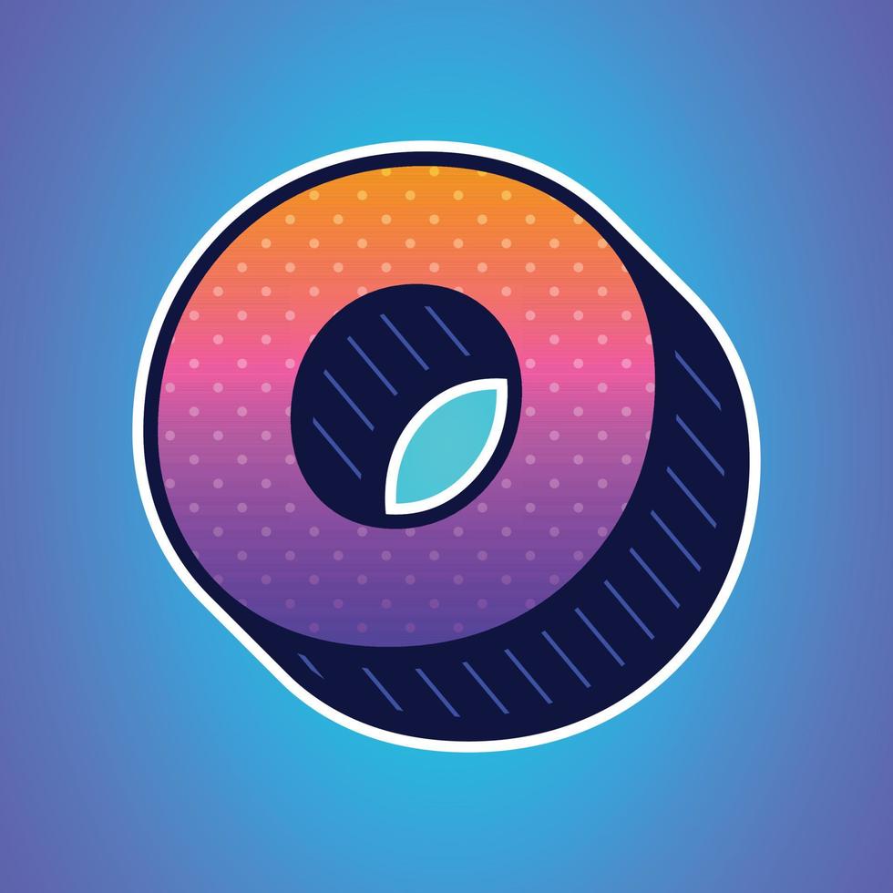 3d illustration of letter o vector