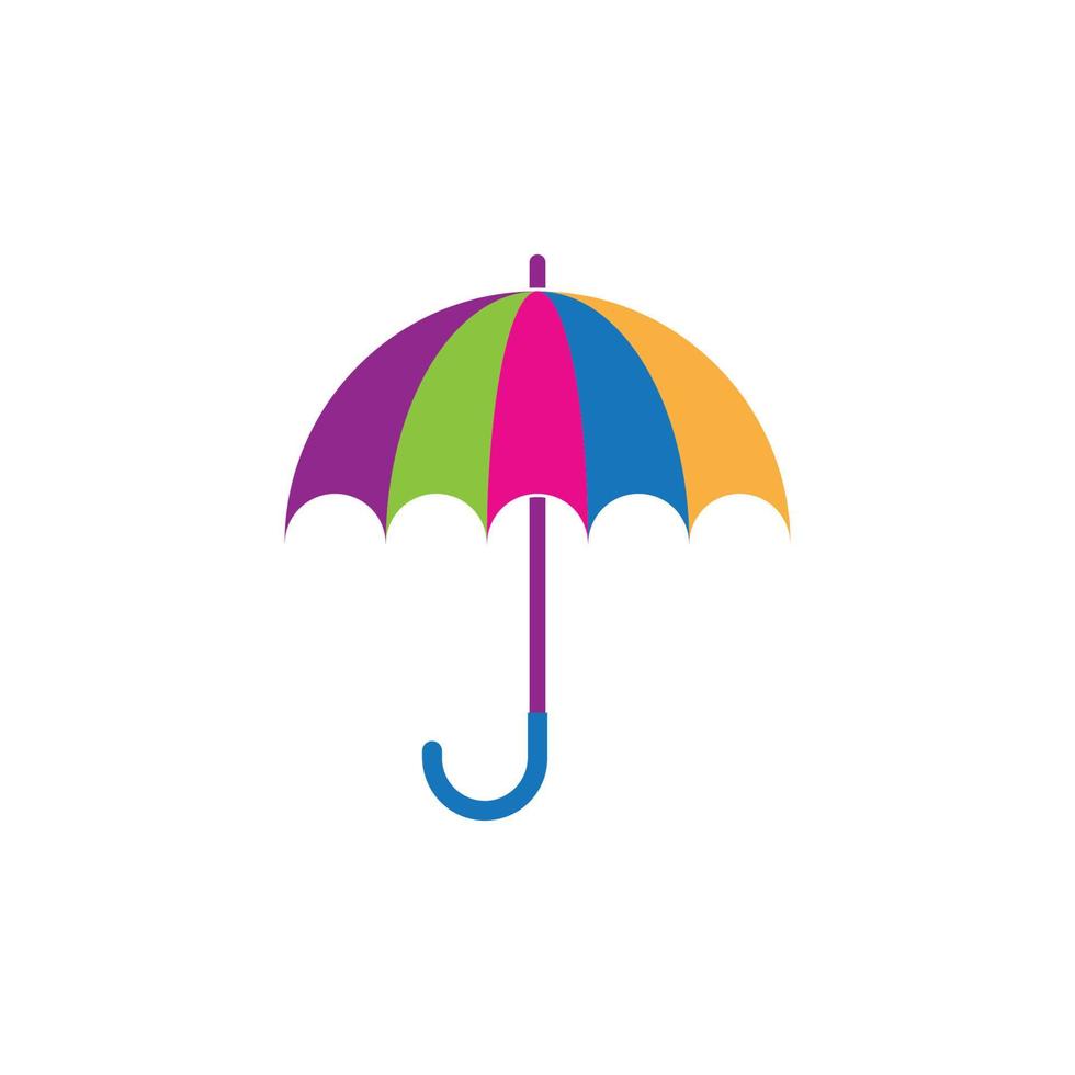 umbrella logo vector
