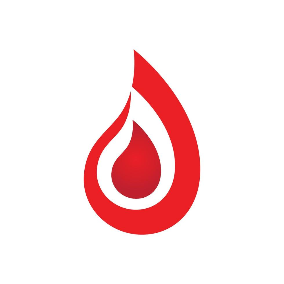 Blood ilustration logo vector