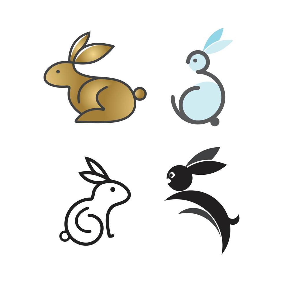 vector logo de conejo