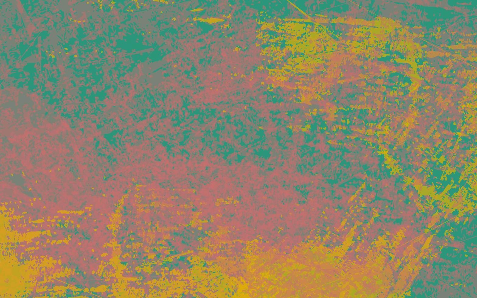 Abstract grunge painting multicolor background vector