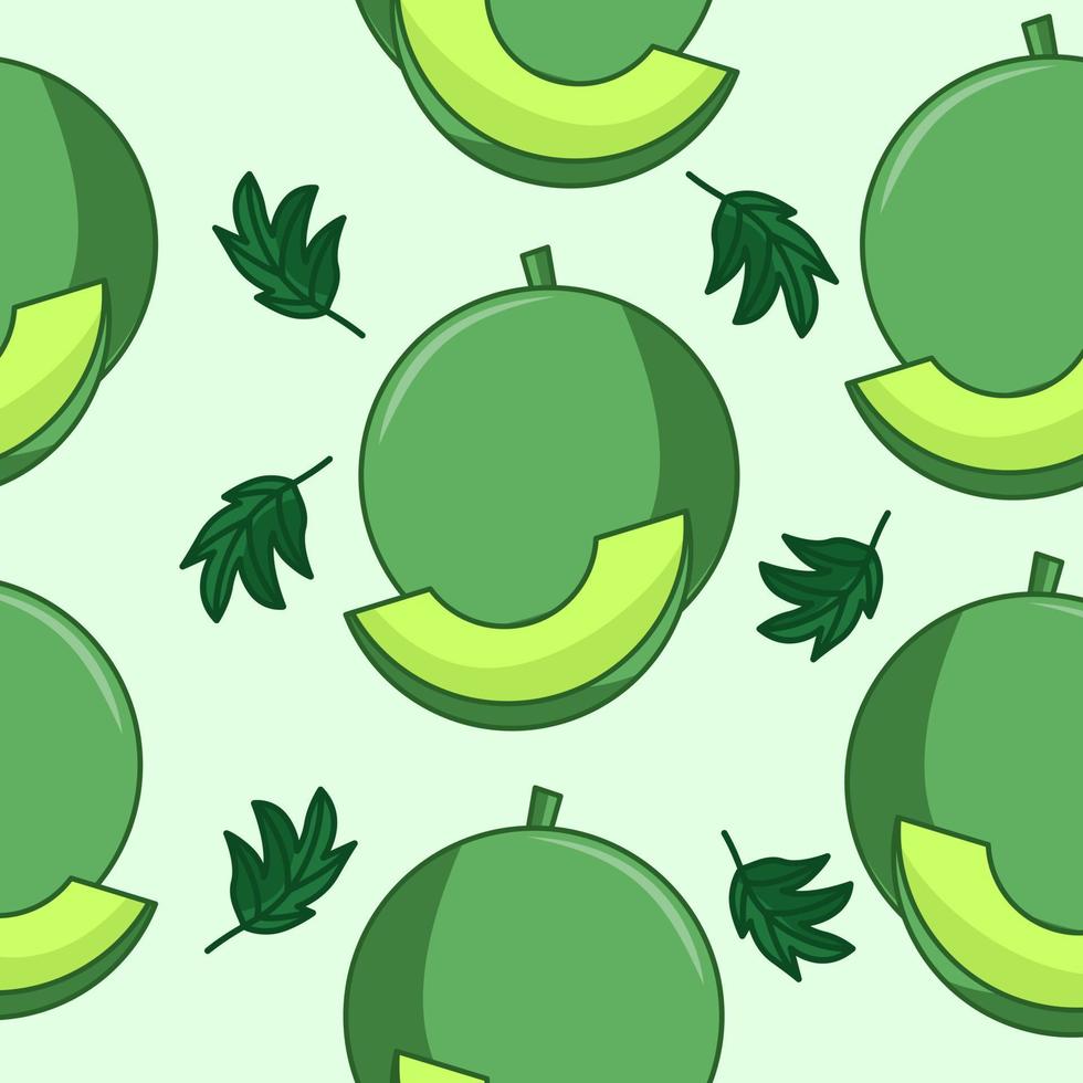 Vector Premium Pattern Melon illustration