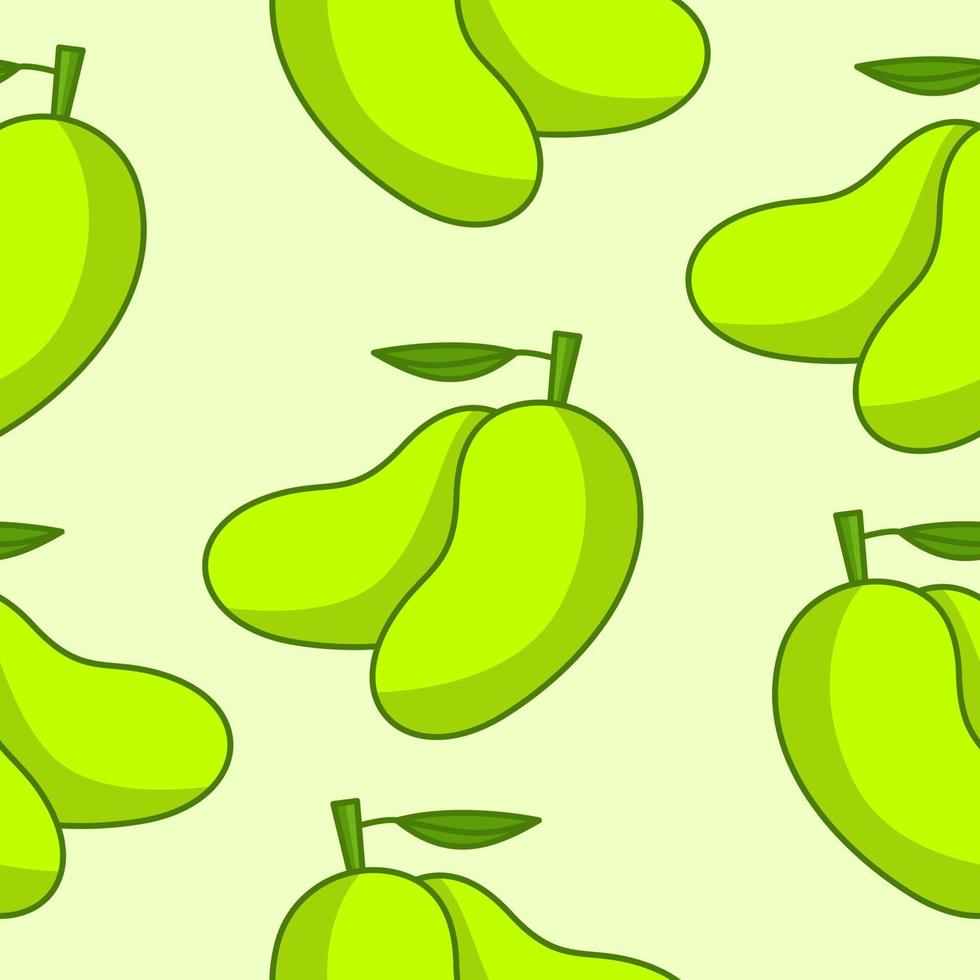 Vector Premium Pattern Mango illustration