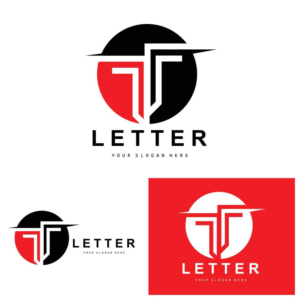 logotipo de letra t, vector de estilo de letra moderno, diseño adecuado para marcas de productos con letra t