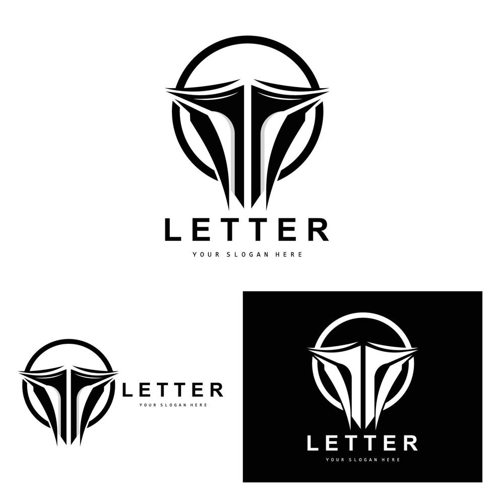 T Letter Logo, Modern Letter Style Vector, Design Suitable For Product Brands With T Letter vector