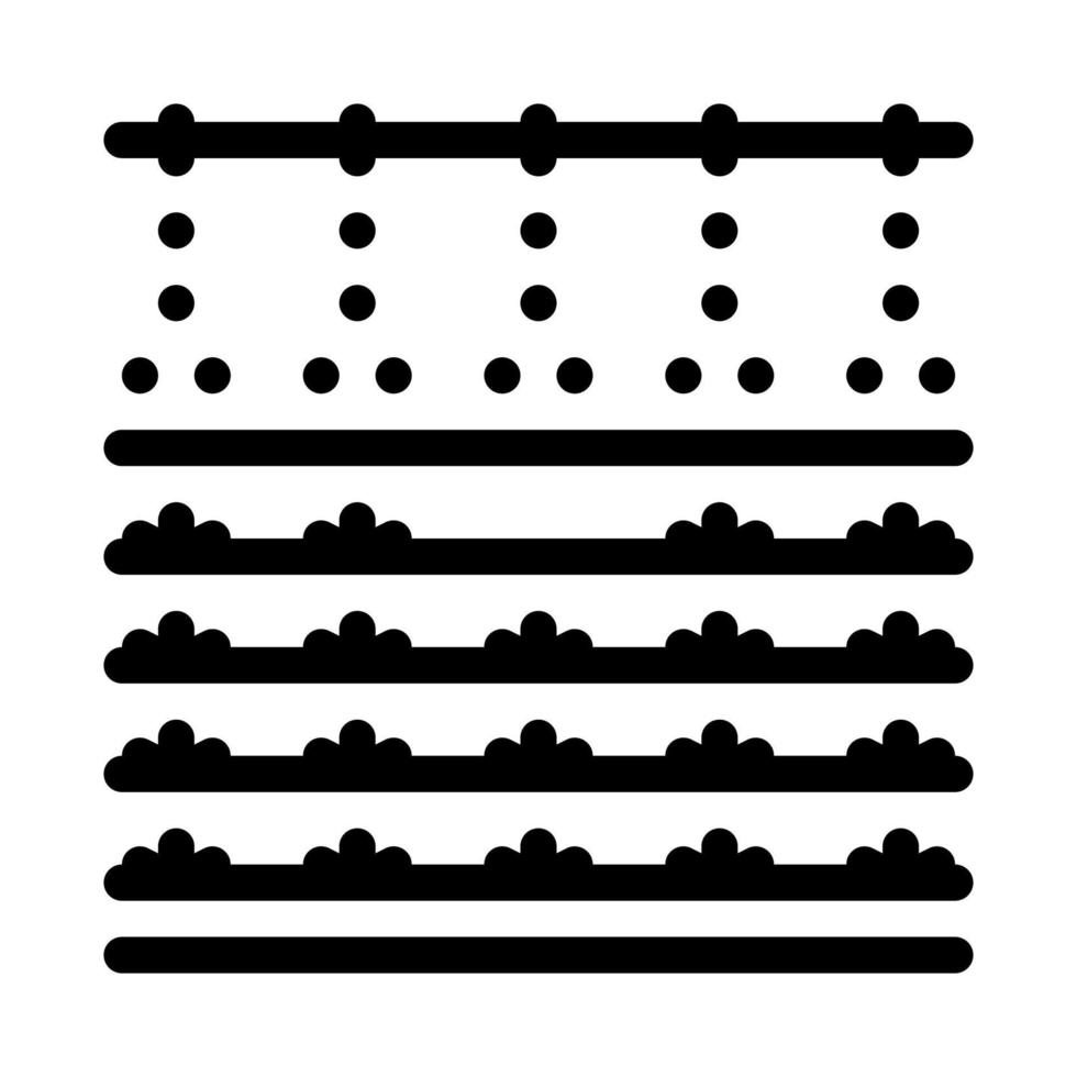 watering garden icon vector outline illustration