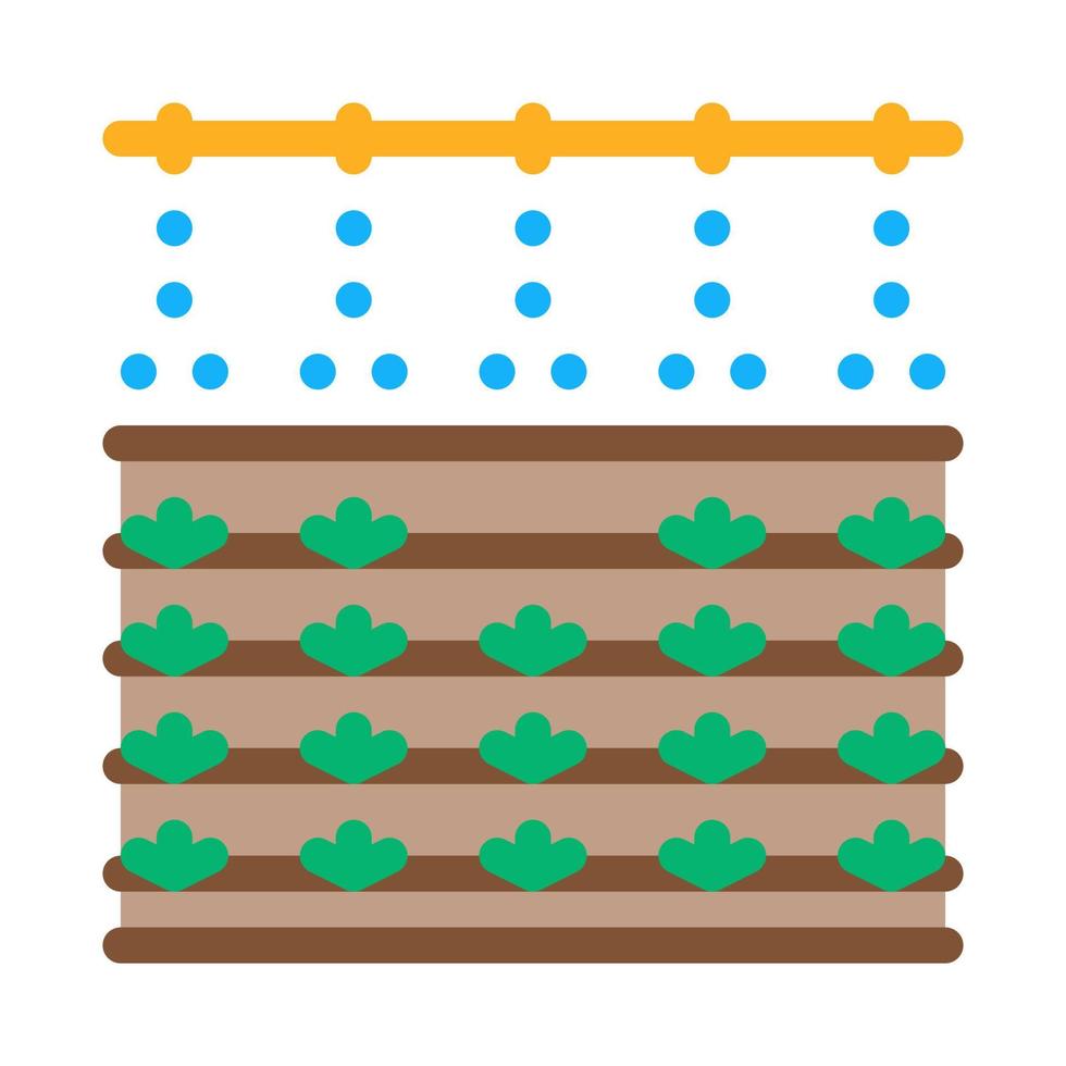 watering garden icon vector outline illustration