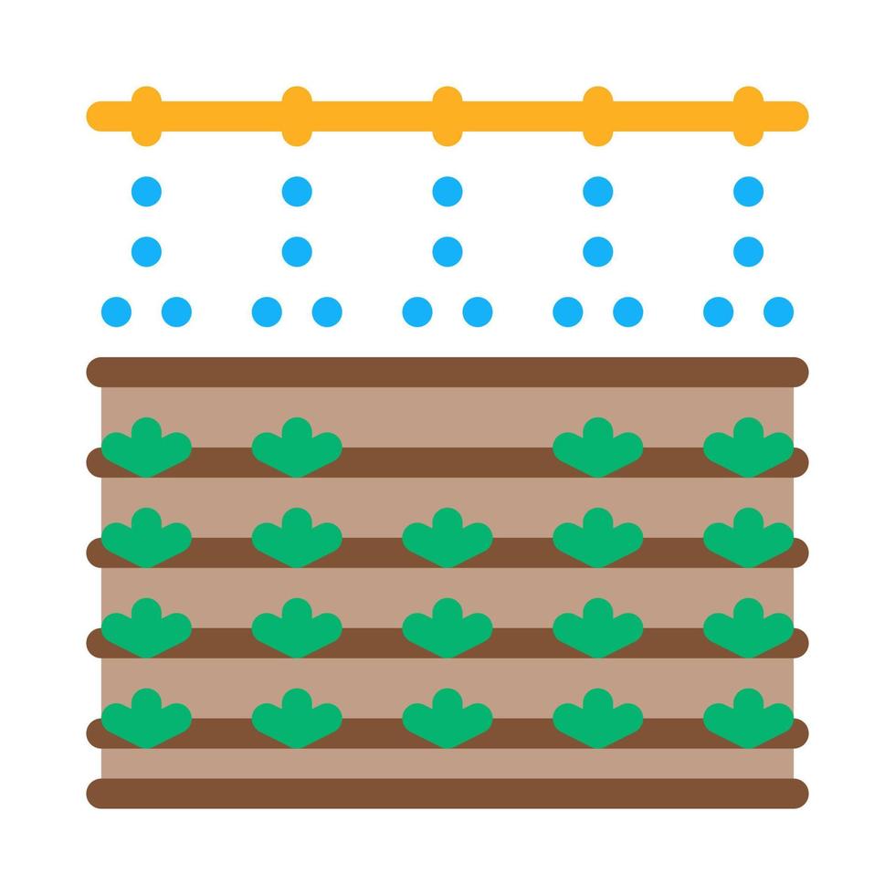 watering garden icon vector outline illustration