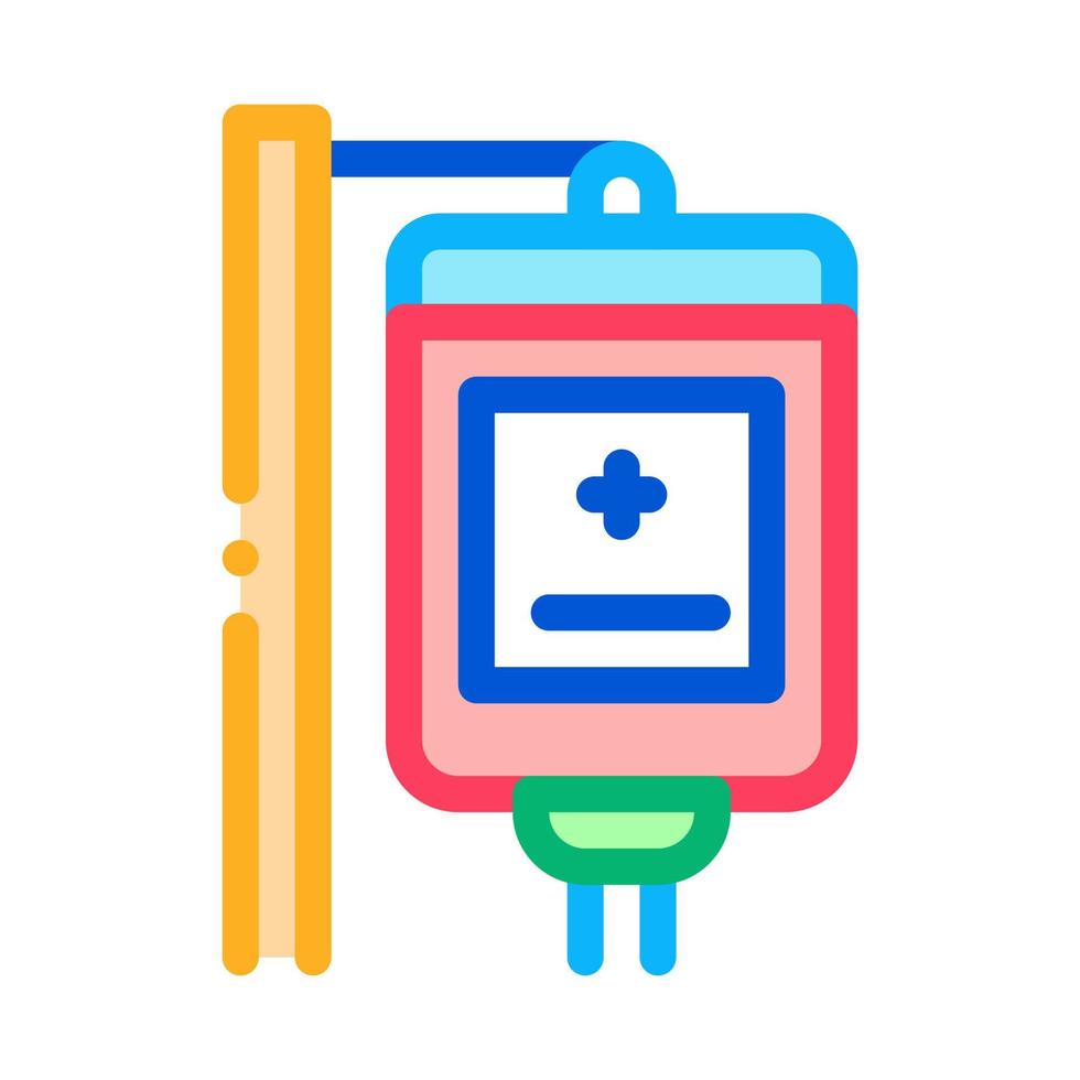 blood pumping device icon vector outline illustration